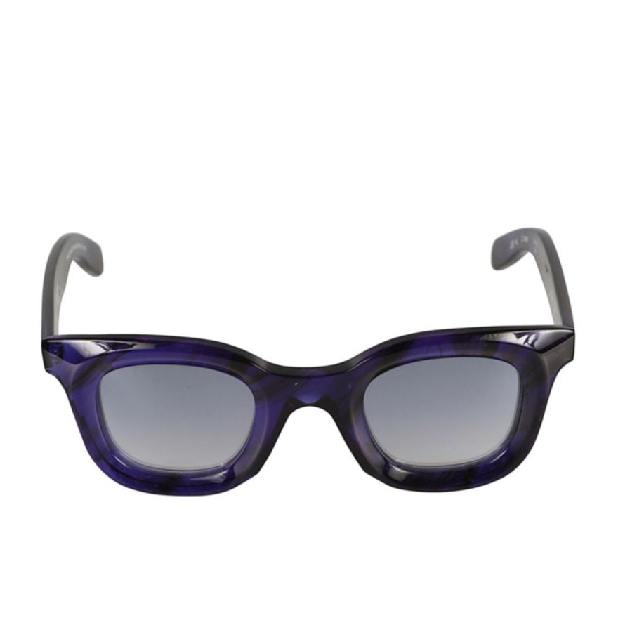 Joy Marbled Deep Purple Square Frame Sunglasses
