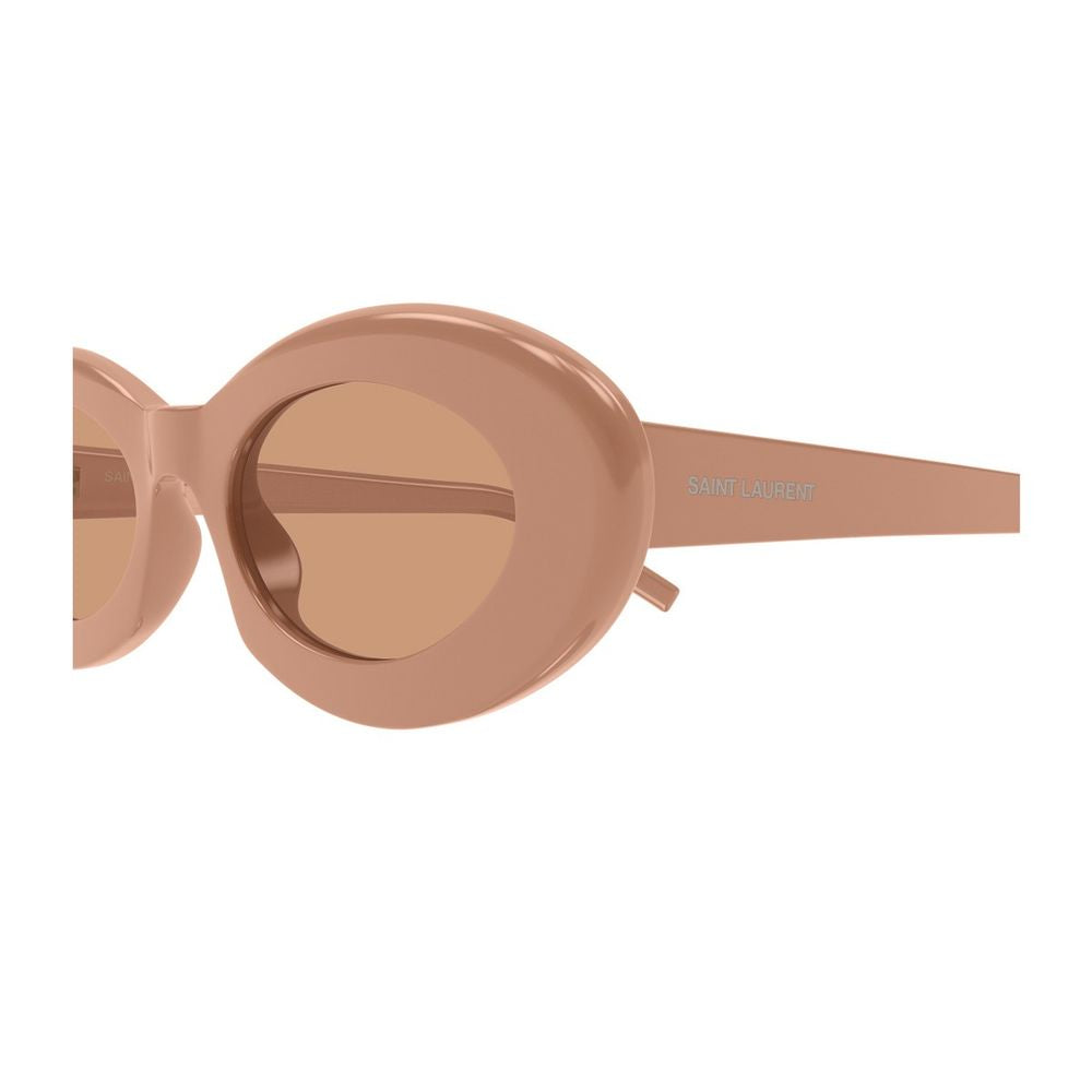 Sl 594 Linea Sl Logo Oval Frame Acetate Sunglasses