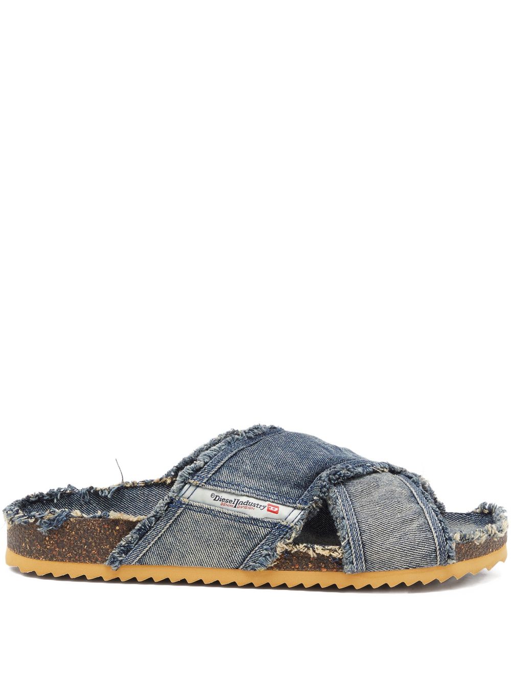 Frayed Denim Sandals