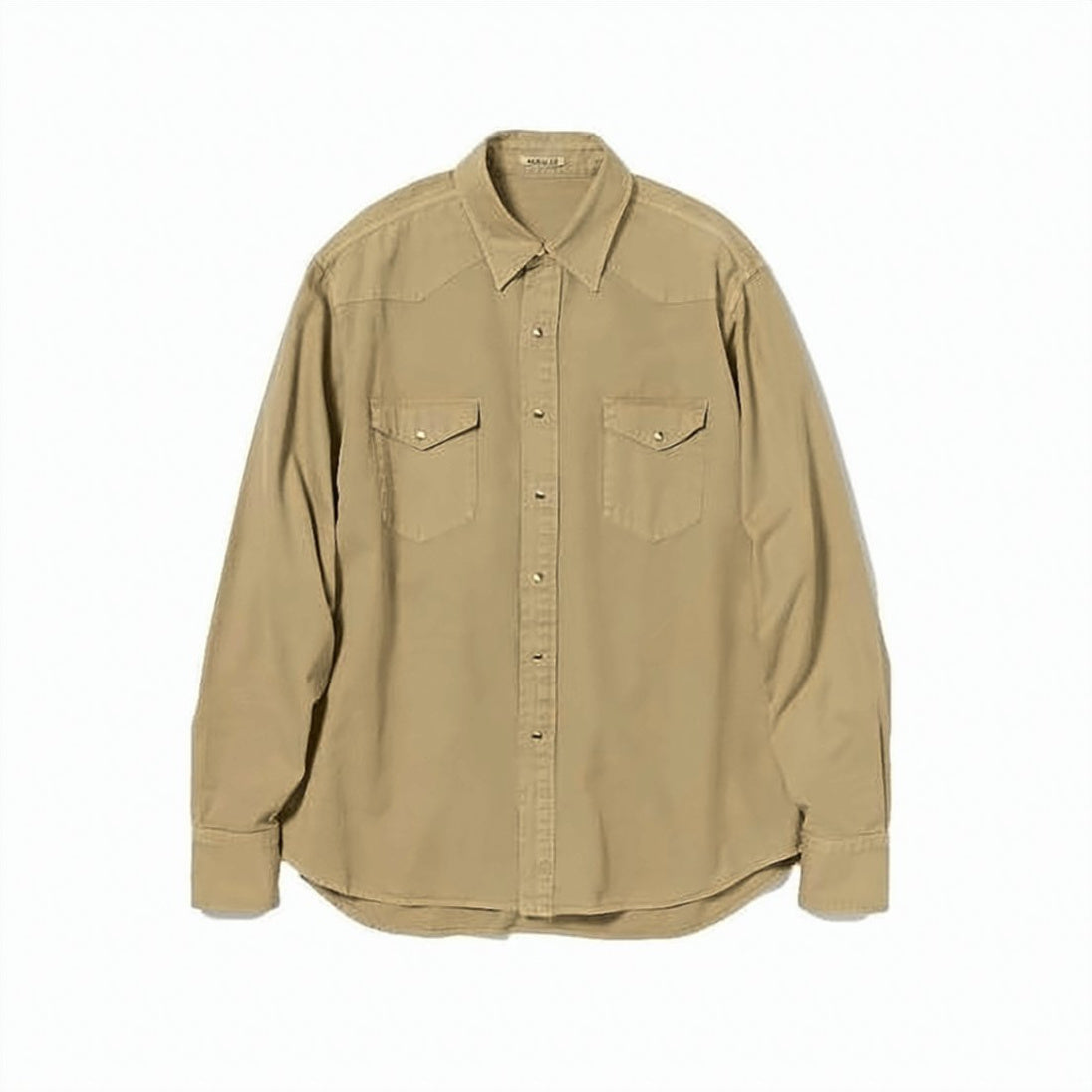 Long-Sleeve Button-Down Shirt with Chest Pockets
