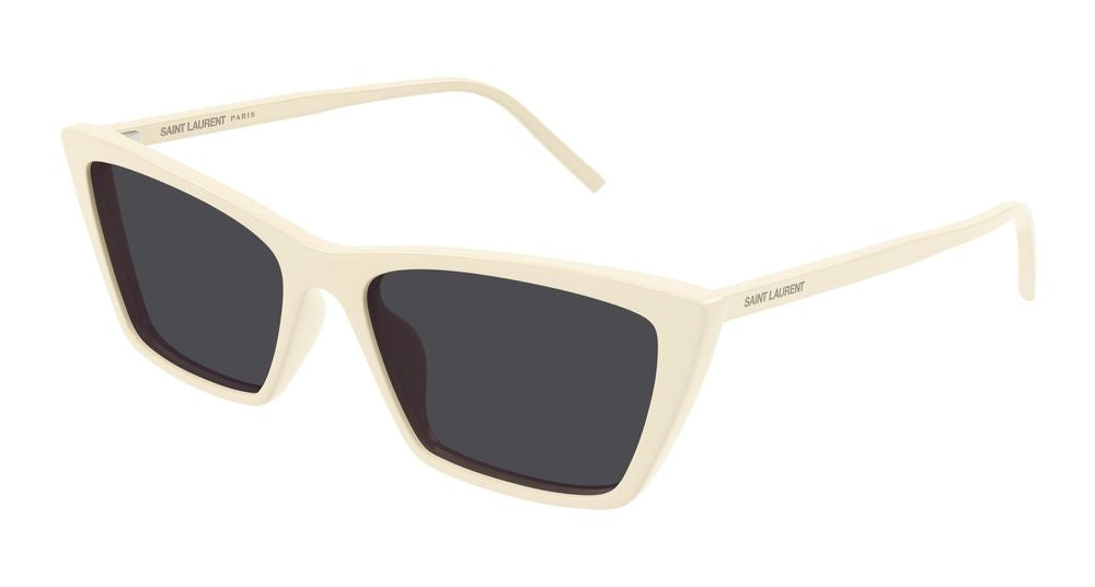 Sunglasses Saint Laurent SL 737 MICA THIN 005 ivory ivory black 54/16/145