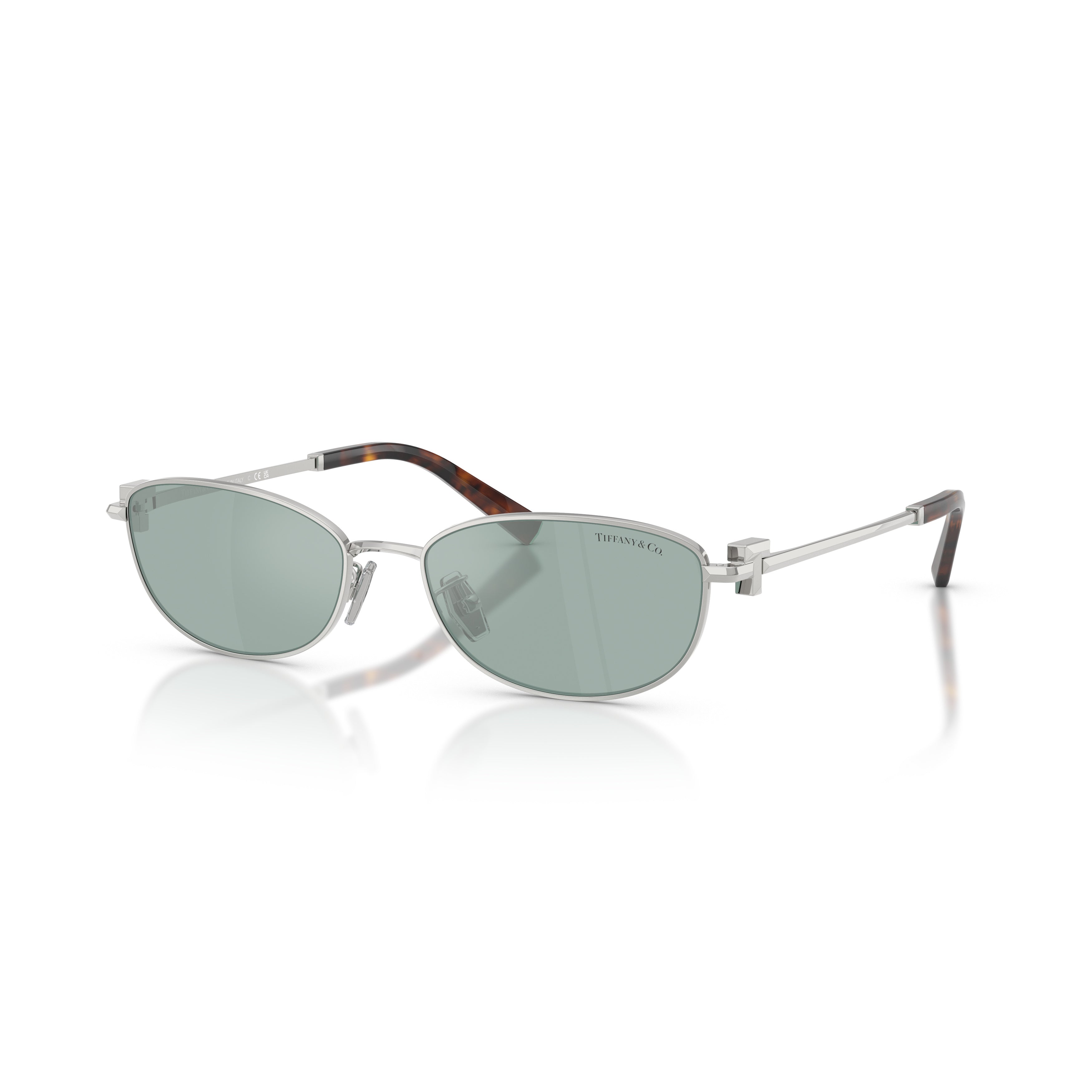 0tf3115 Oval-Shaped Steel Sunglasses