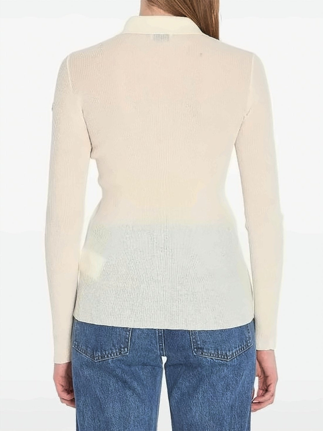 Fitted Knit Polo Shirt