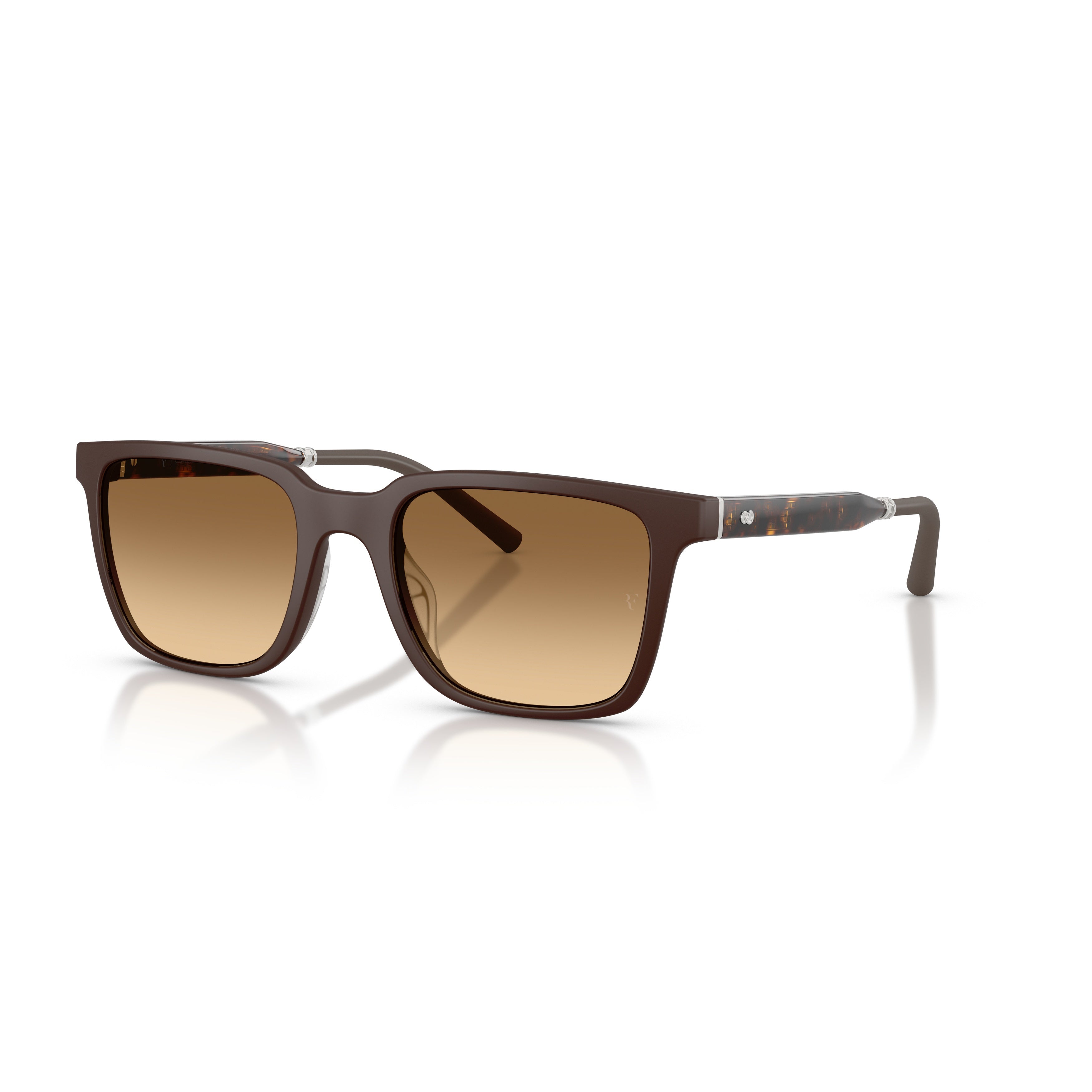 0ov5553su Square-Frame Sunglasses with Matte Finish and Gradient Lenses