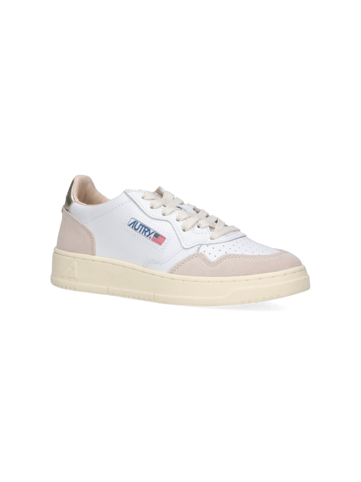 Low-Top Sneakers With Rounded Toe
