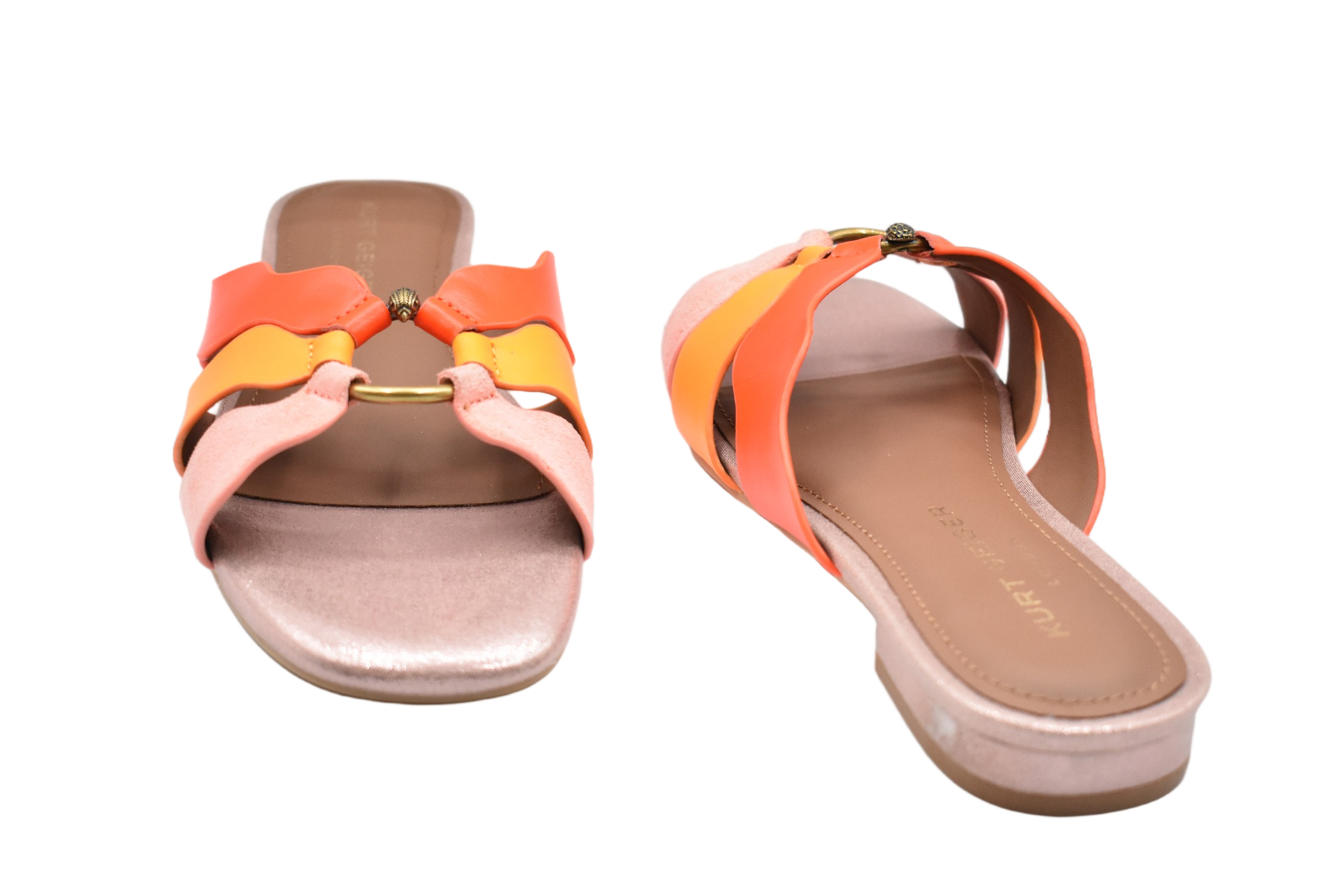 Wavy Strap Slide Sandal