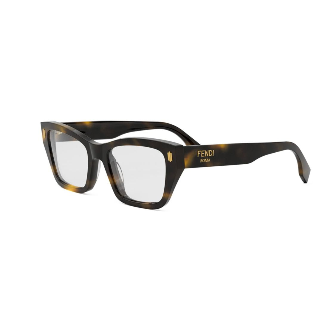 Fe50118i Oversized Tortoiseshell Frame Eyeglasses
