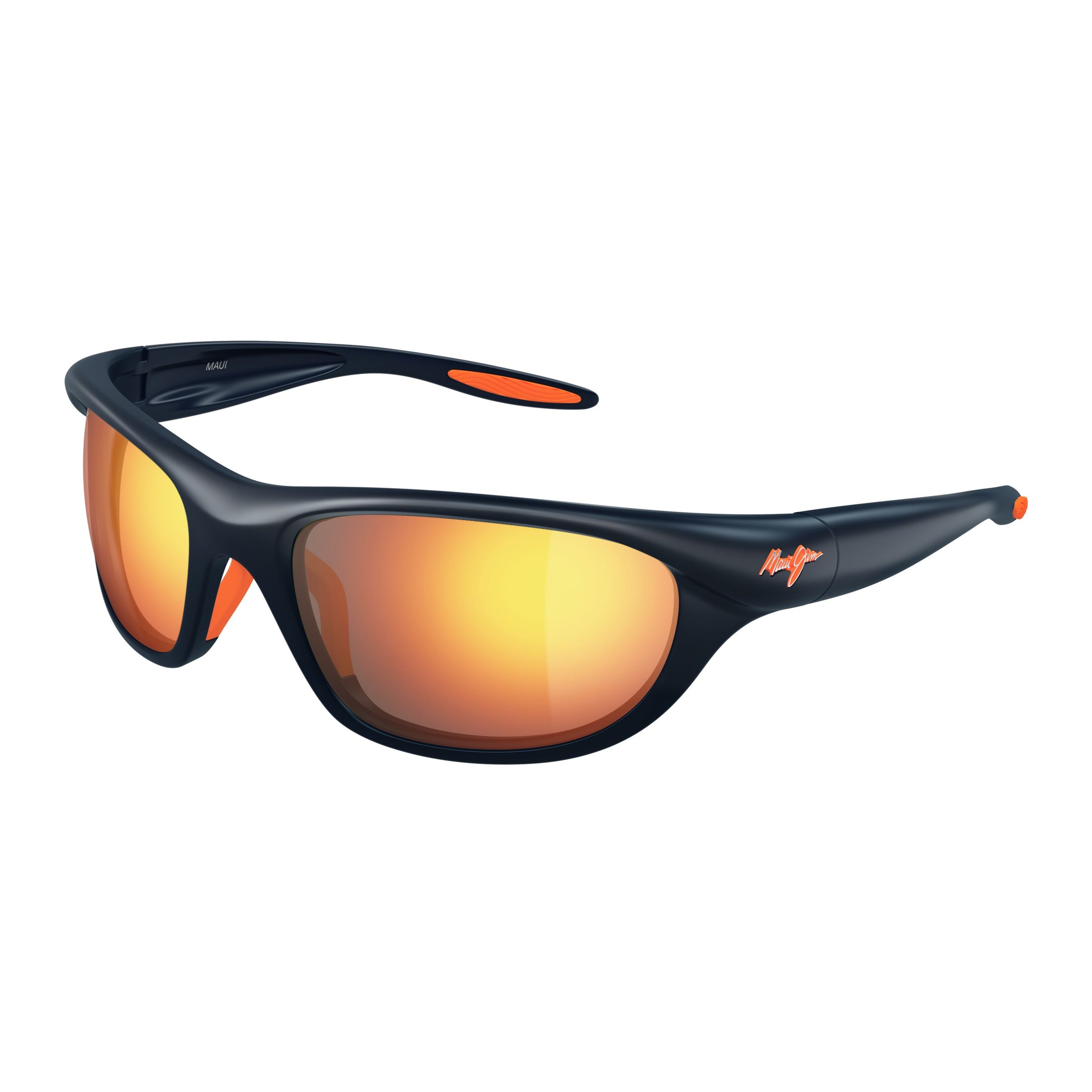 Haulani Wraparound Sunglasses with Matte Black Frame
