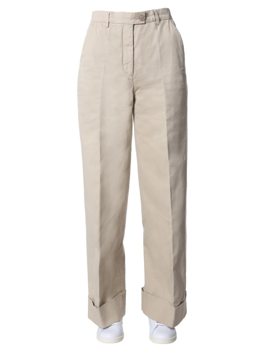 Relaxed Fit Wide Leg Pants