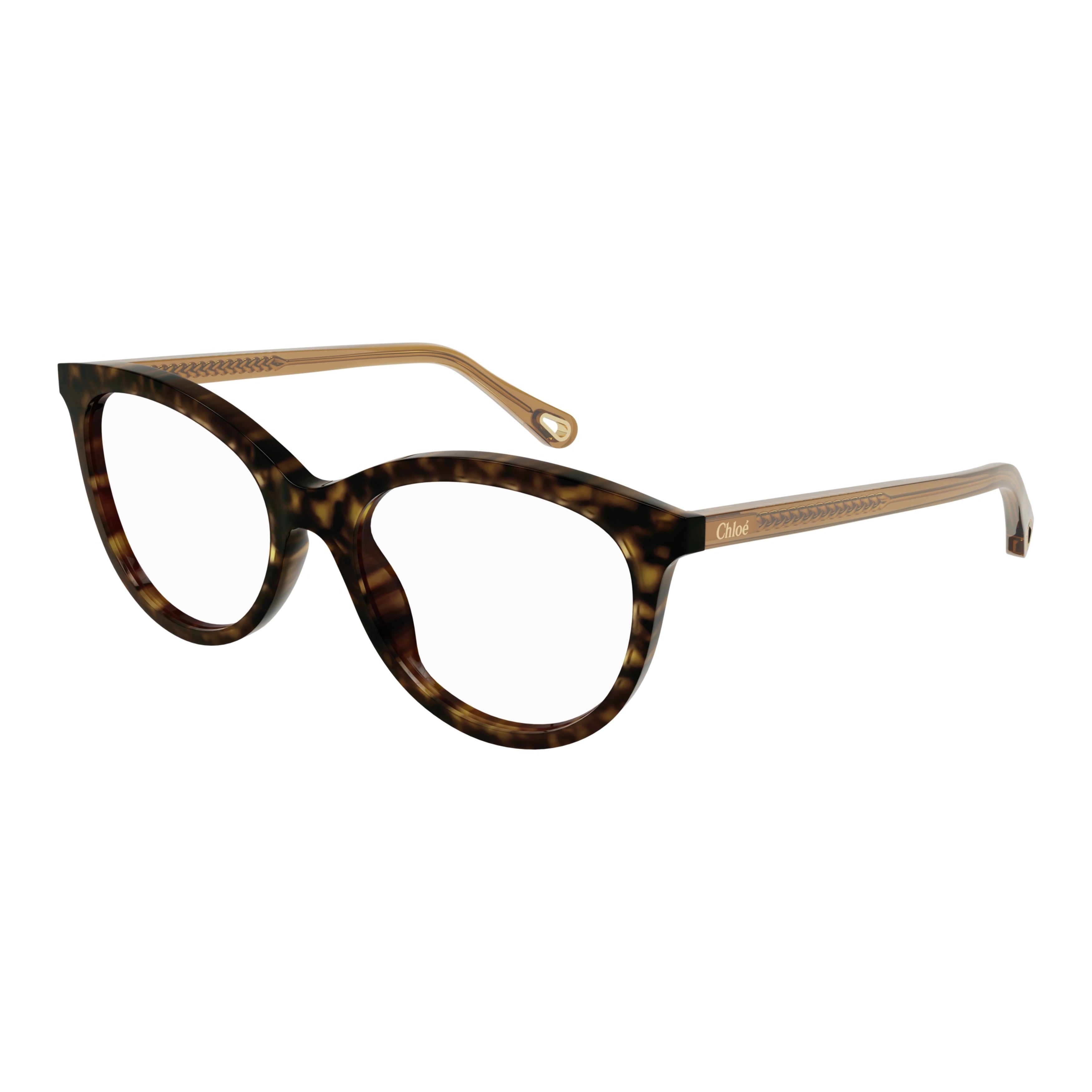 Ch0117o Rounded Cat-Eye Eyeglasses