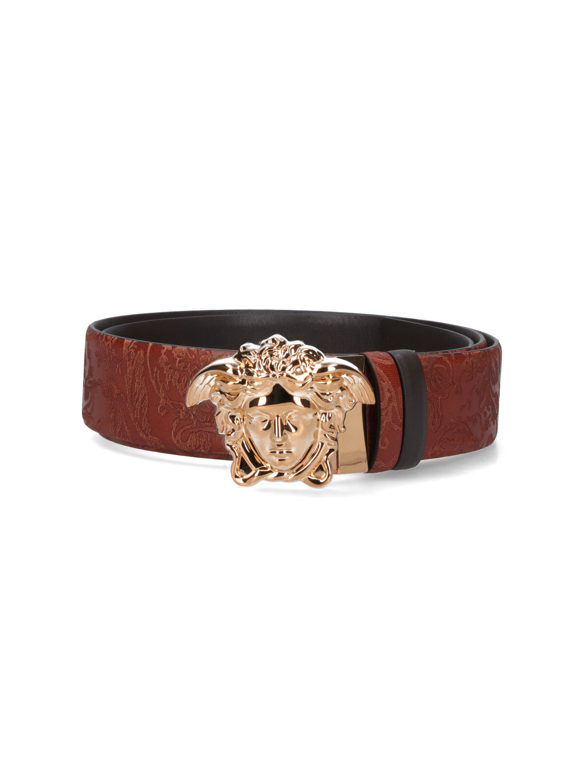 "Medusa" Reversible Belt – Brown