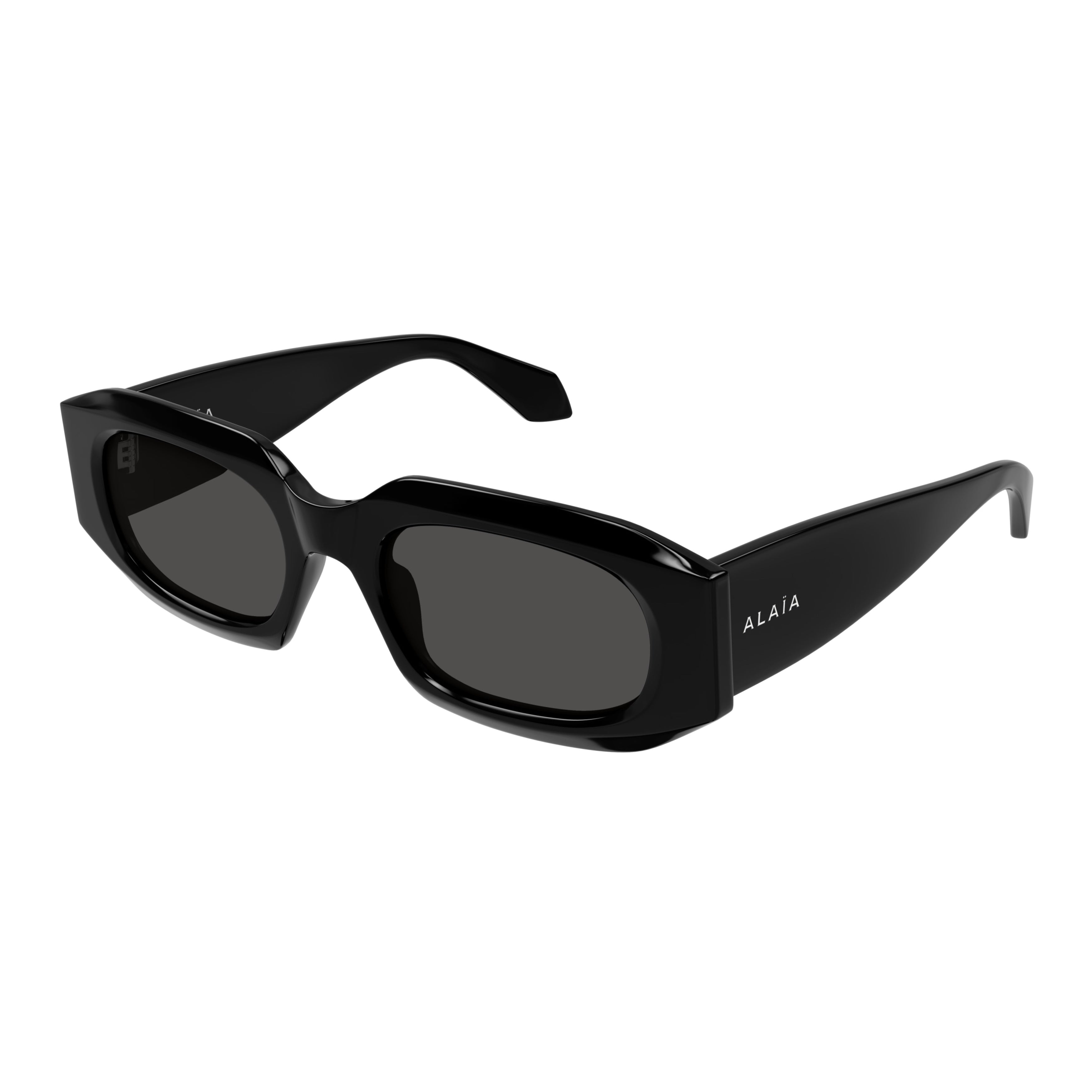 Aa0086s Bold Rectangular Sunglasses with Wide Temples
