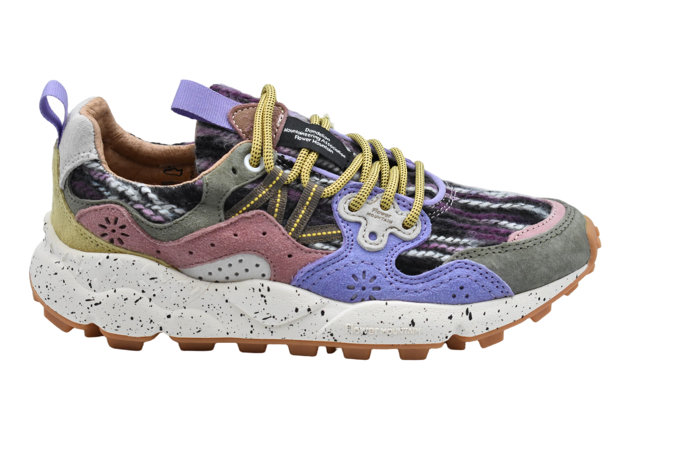 Flower Mountain Violet Flat Shoes