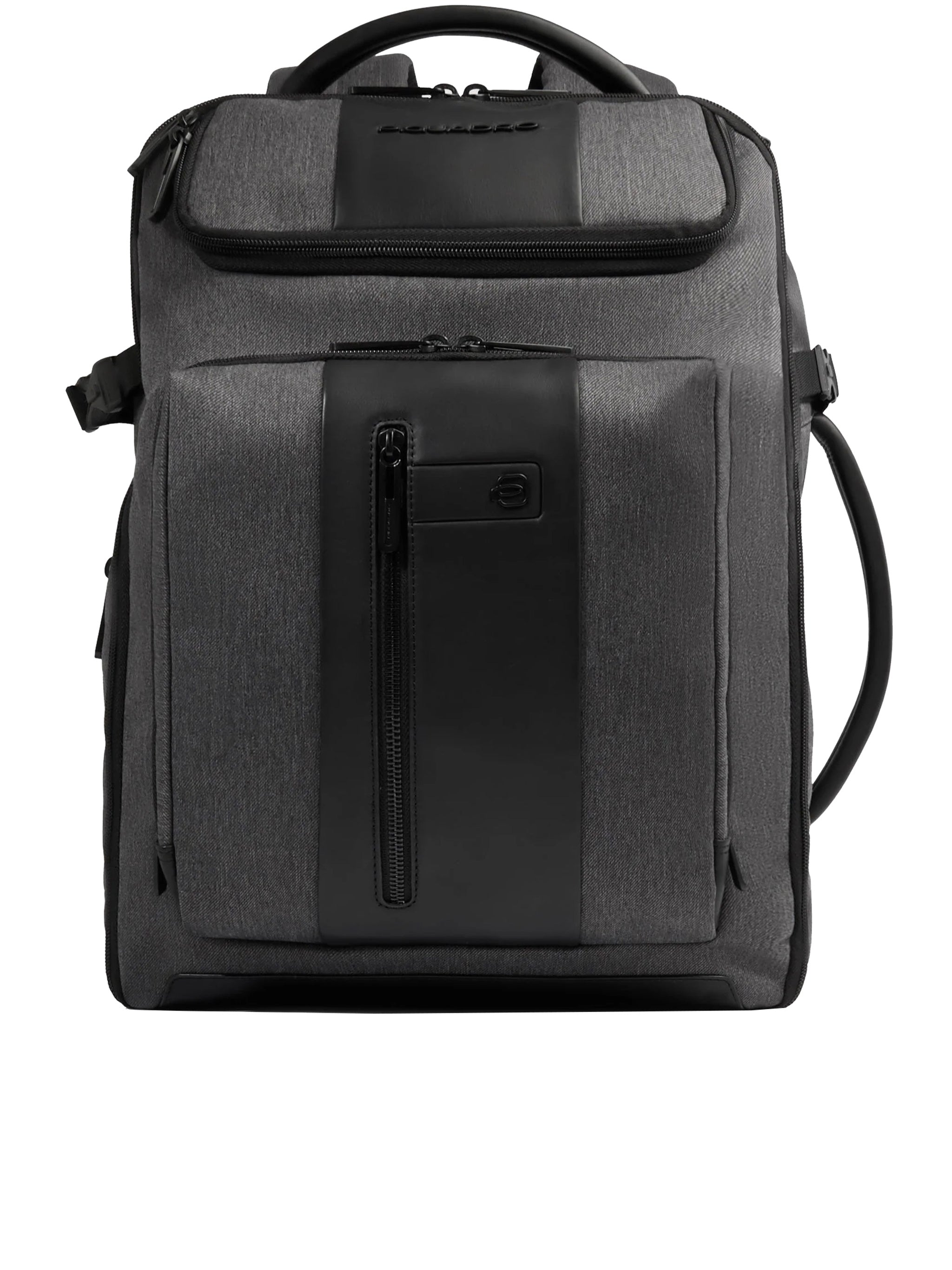 Dark Grey Structured Travel Backpack