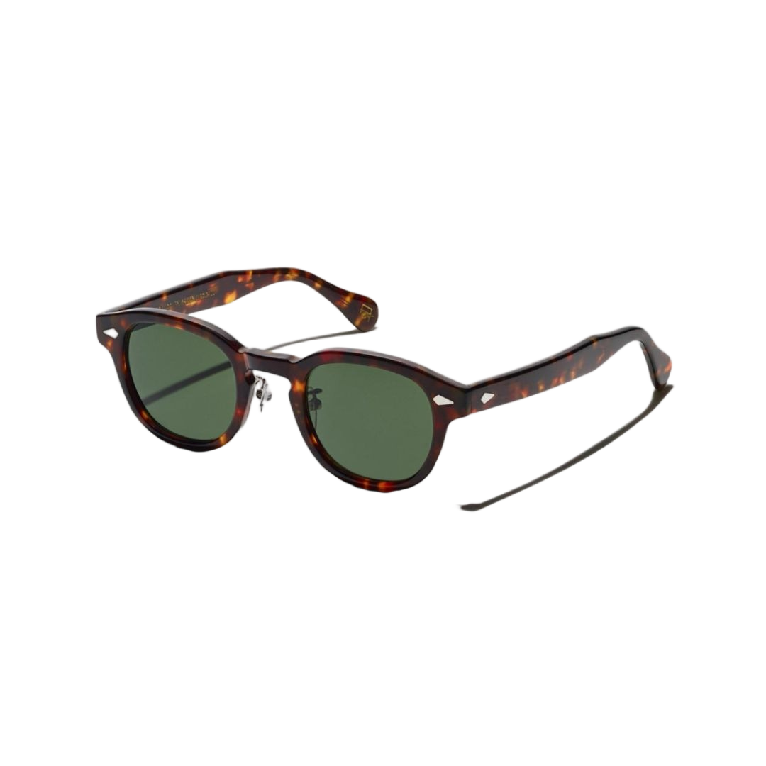 Or-Lem-S Lemtosh Sun Round Frame Tortoiseshell Acetate Sunglasses