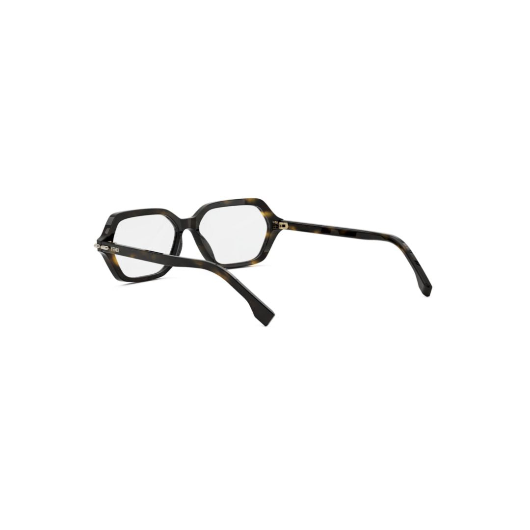 Fe50125i Geometric Hexagonal Tortoiseshell Sunglasses