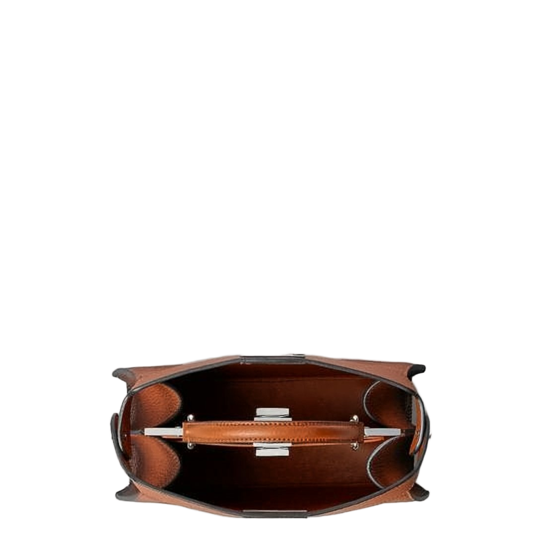 Gradient Calf Leather Shoulder Bag