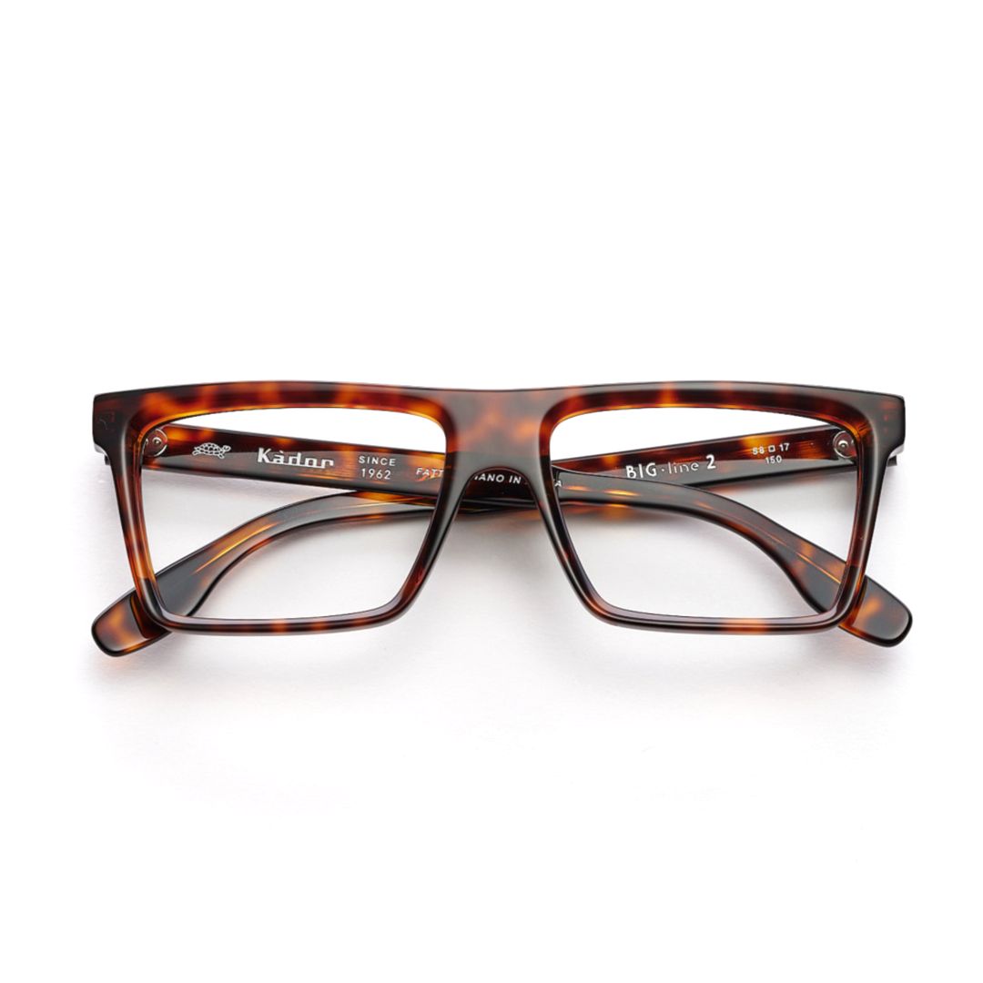 Big 2 Bold Rectangular Tortoiseshell Sunglasses with Curved Temples