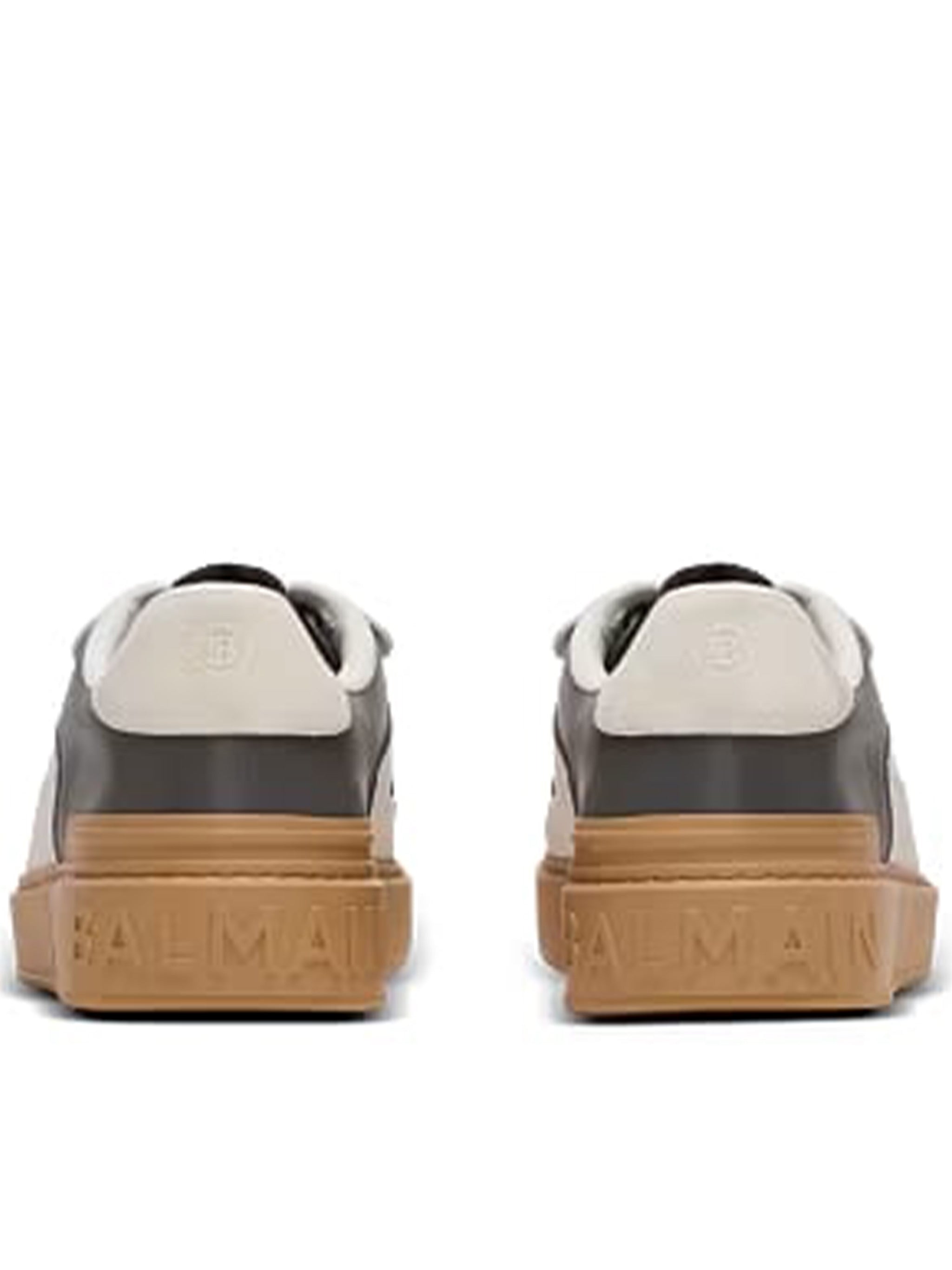 Tan Low Top B-Court Leather Sneakers