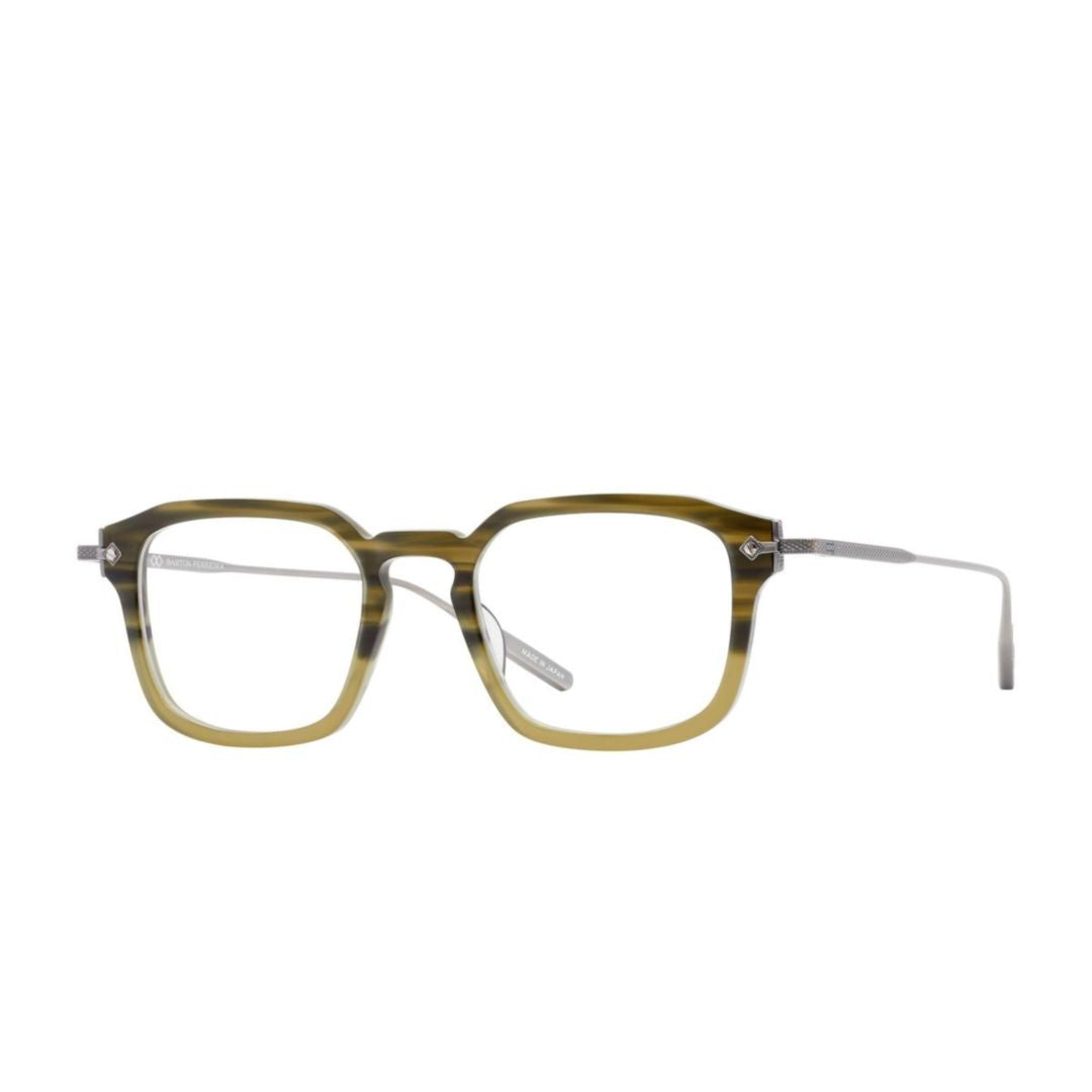 Nolan Gradient Olive Green Rectangular Frame Eyeglasses
