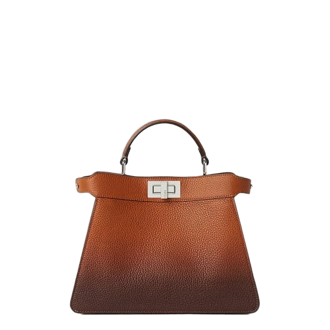 Gradient Calf Leather Shoulder Bag