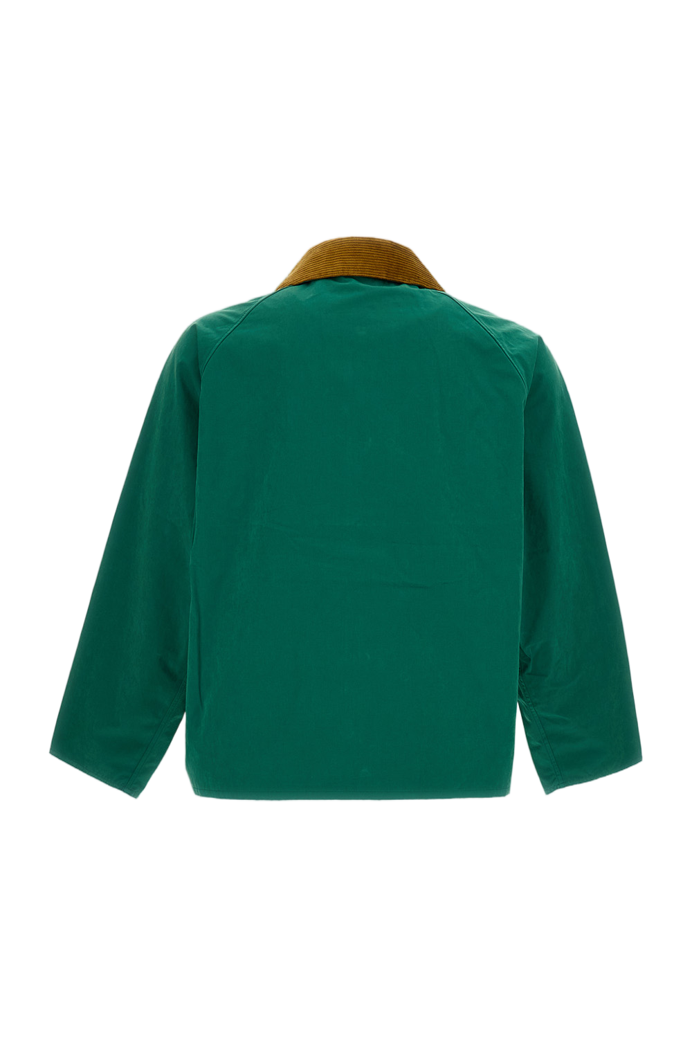 Cotton-Blend Corduroy Collar Short Jacket