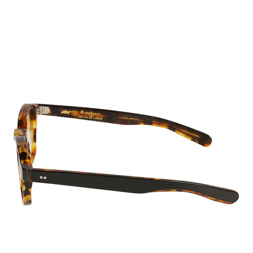 Jack Tortoiseshell Square Frame Sunglasses with Metallic Accents