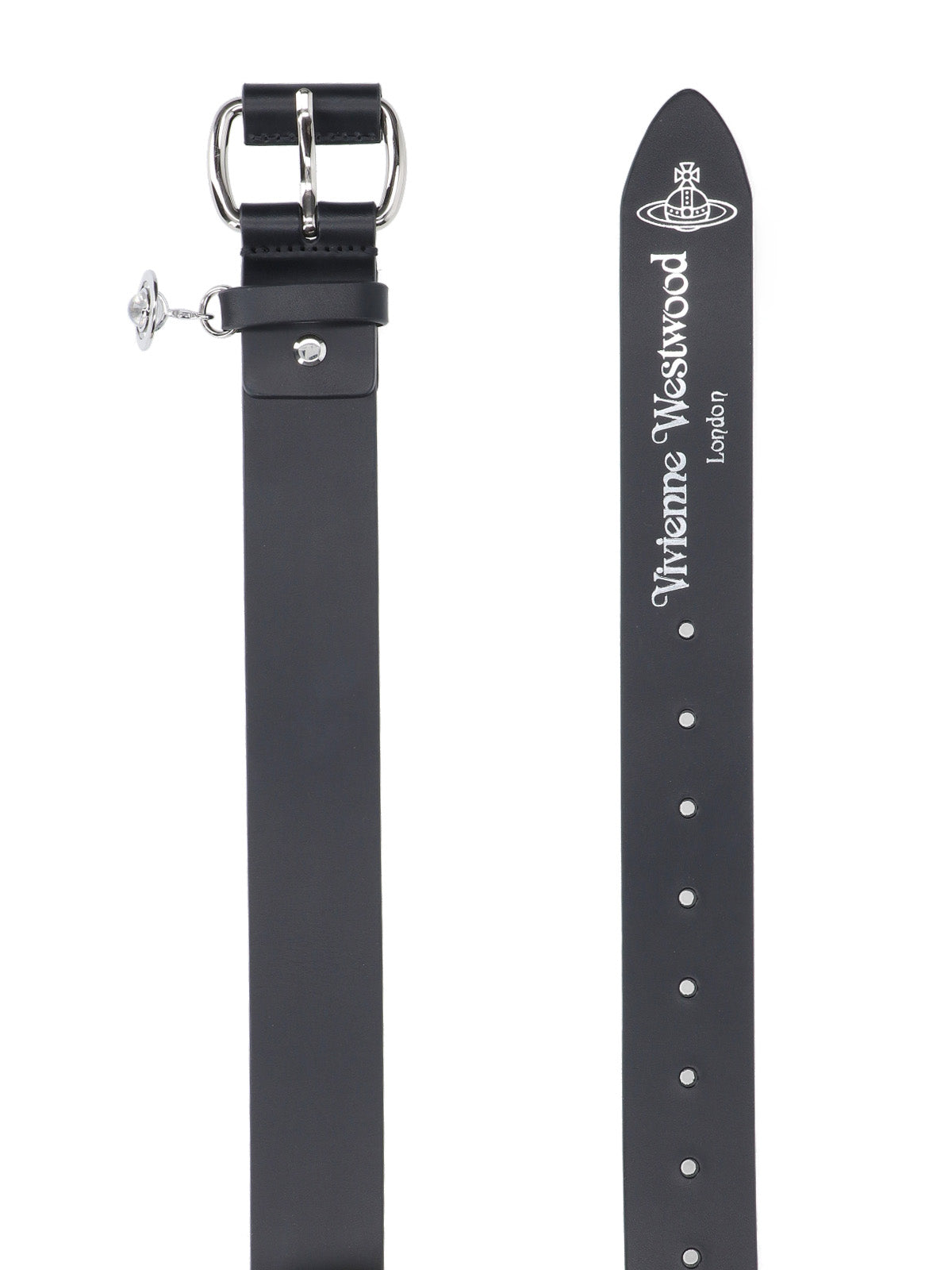"New Wide Alex Charm" Belt – Black