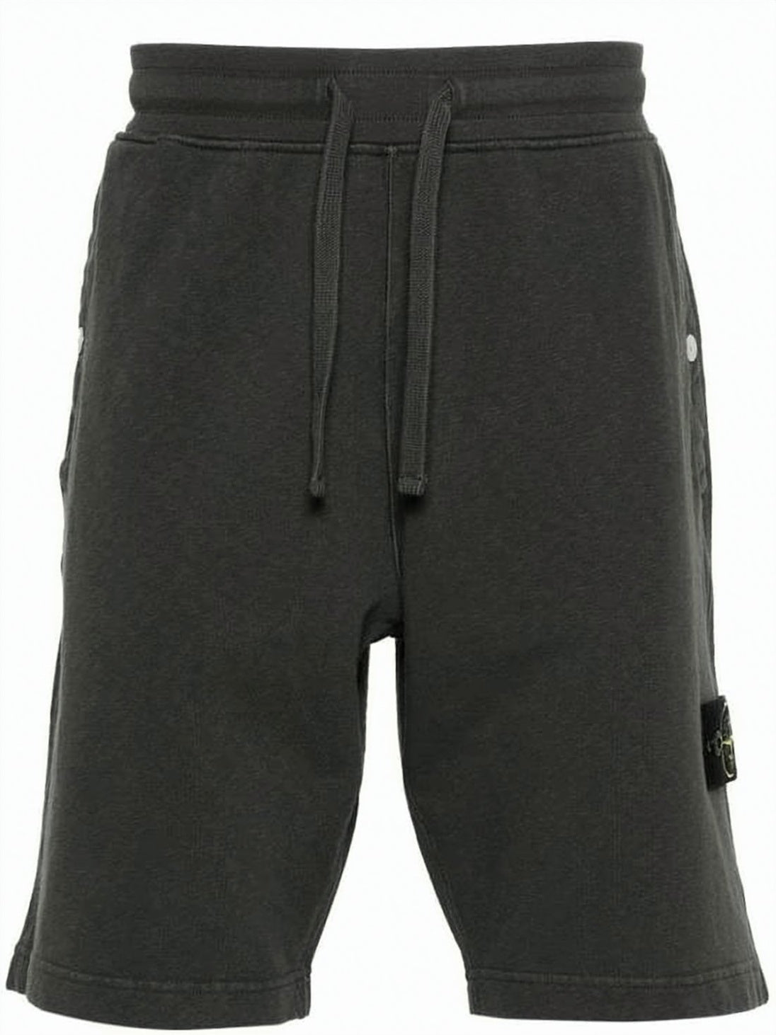 Relaxed Fit Grey Cotton Shorts