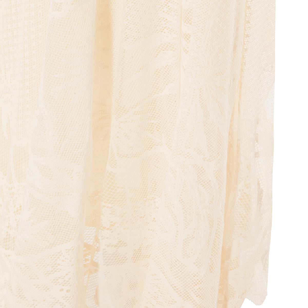 Maxi Skirt With Lace Overlay