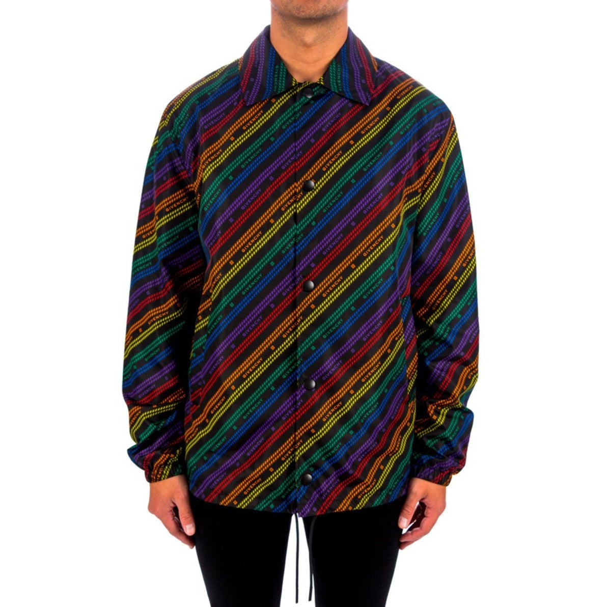 Rainbow Chain Nylon Jacket