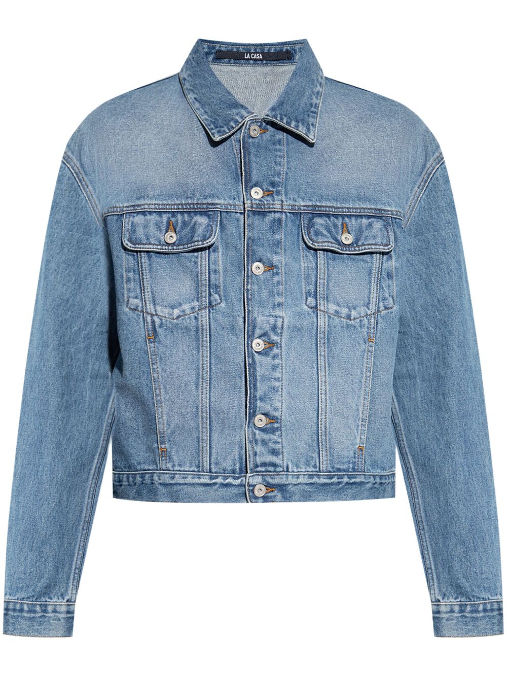 Medium Blue Washed Denim Jacket
