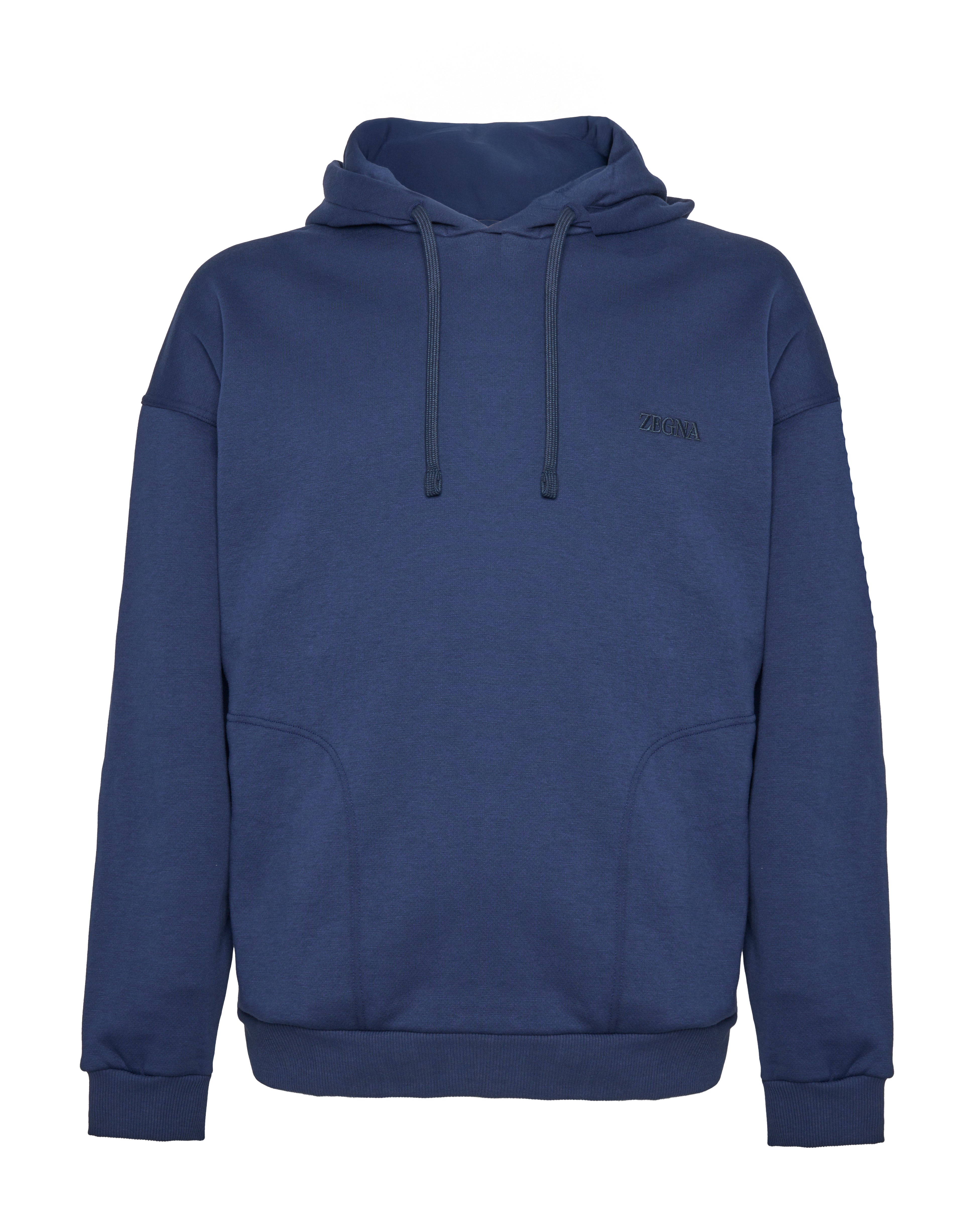 Hooded Sweatshirt With Adjustable Drawstring