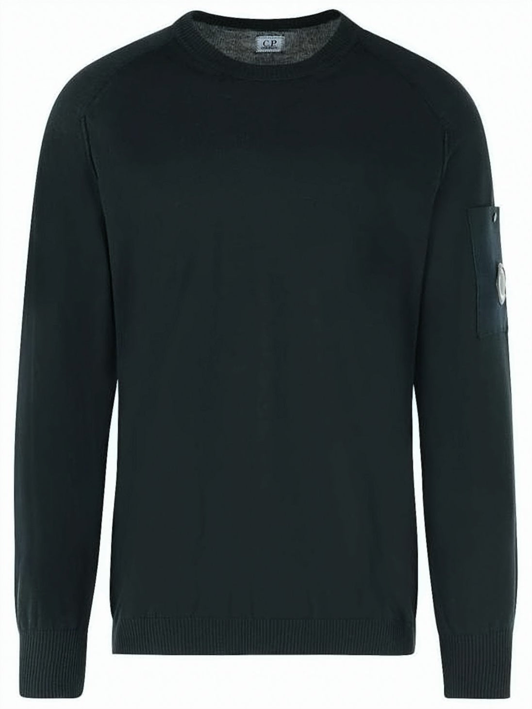 Cotton Crepe Crewneck Sweatshirt