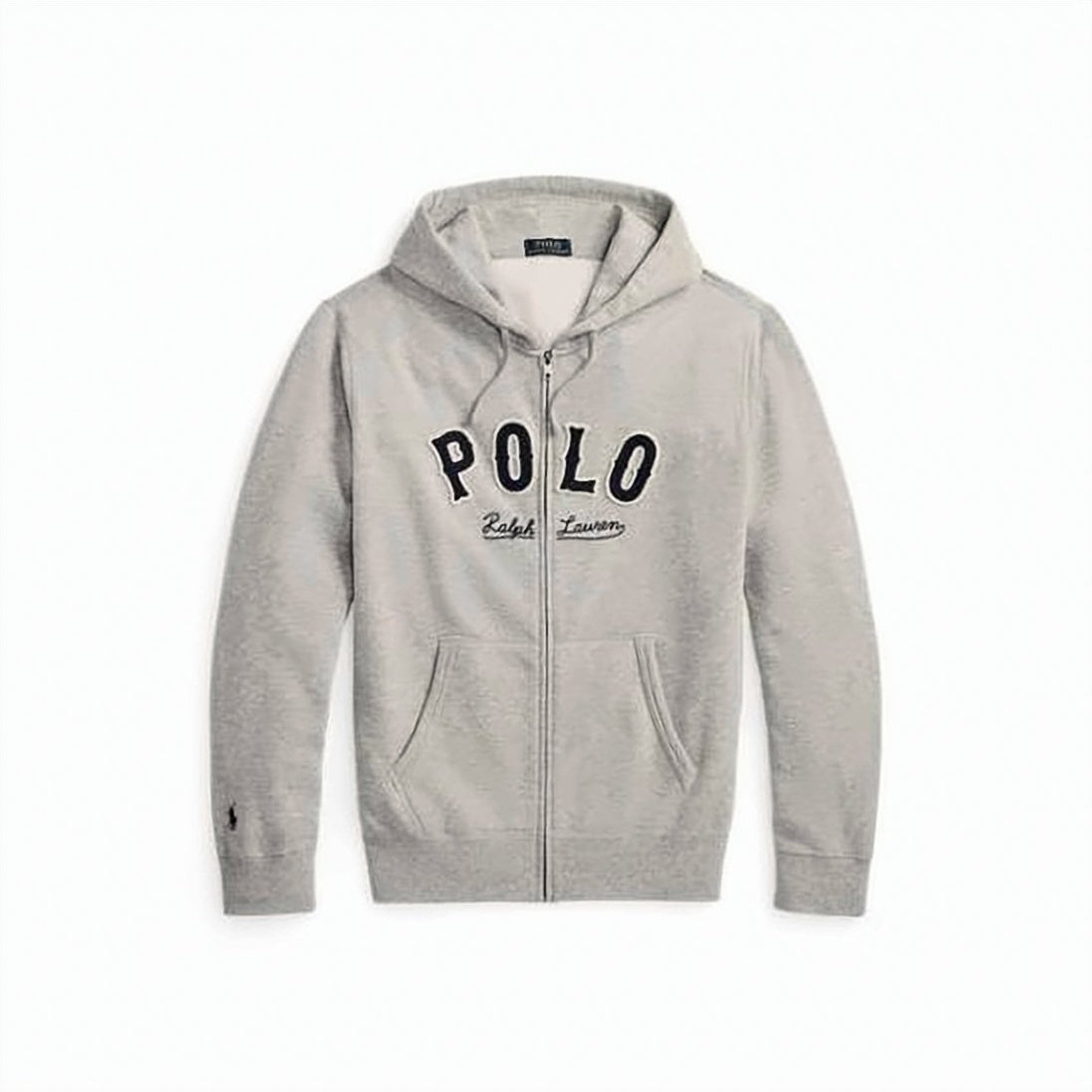 Light Grey Zip-Up Hoodie