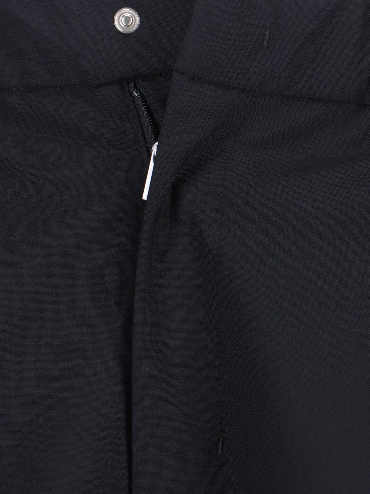 Wool Blend Shorts – Black