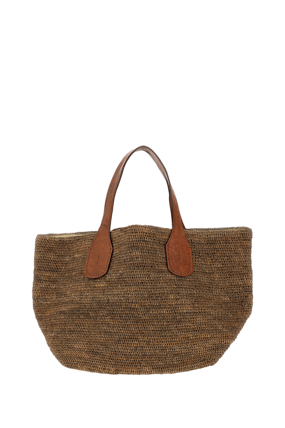 Brown Tokyo II Raffia Bag