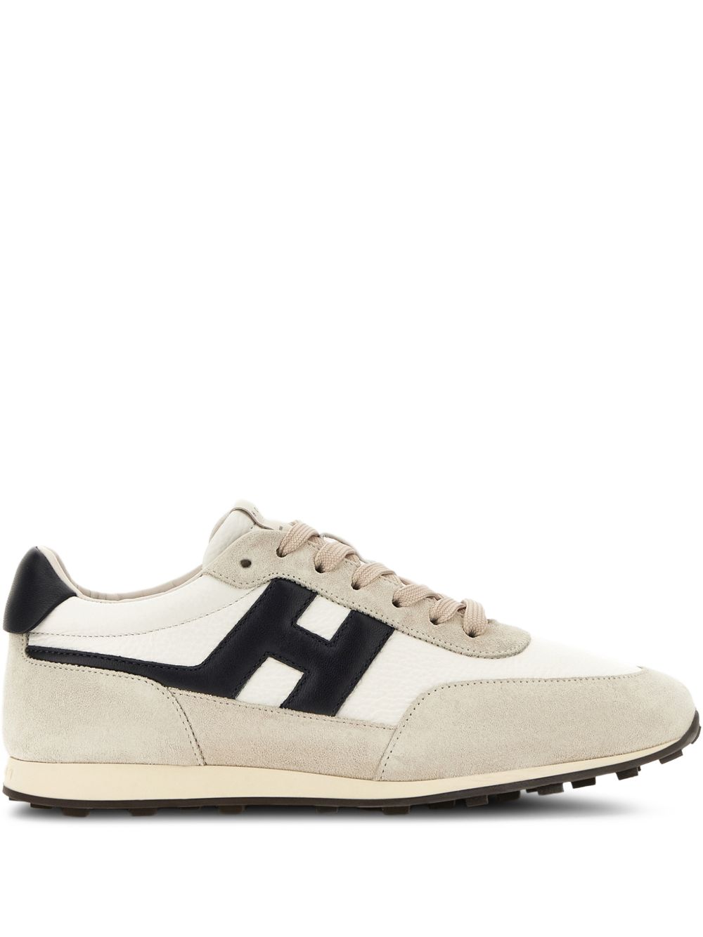 Low-Top Sneakers With Silk And Nylon Construction