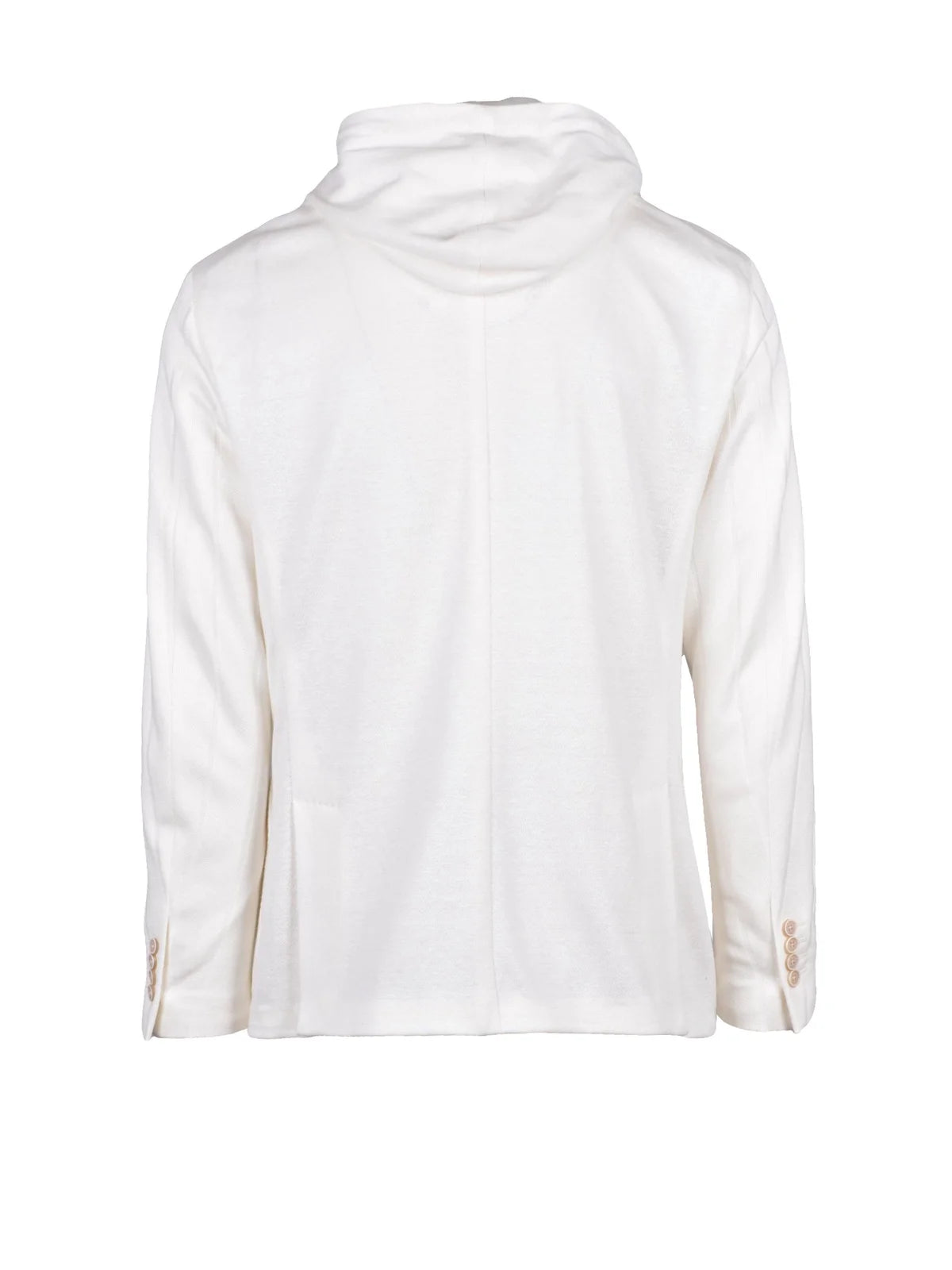 White Linen Cotton Blazer