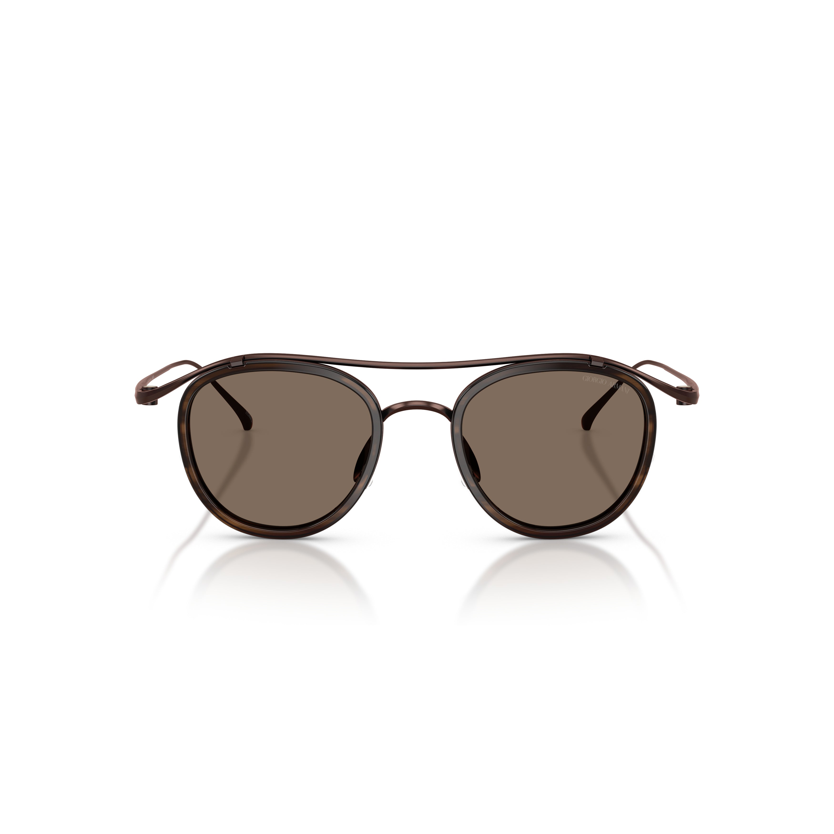 0ar6179t Titanium Frame Sunglasses with Double Bridge