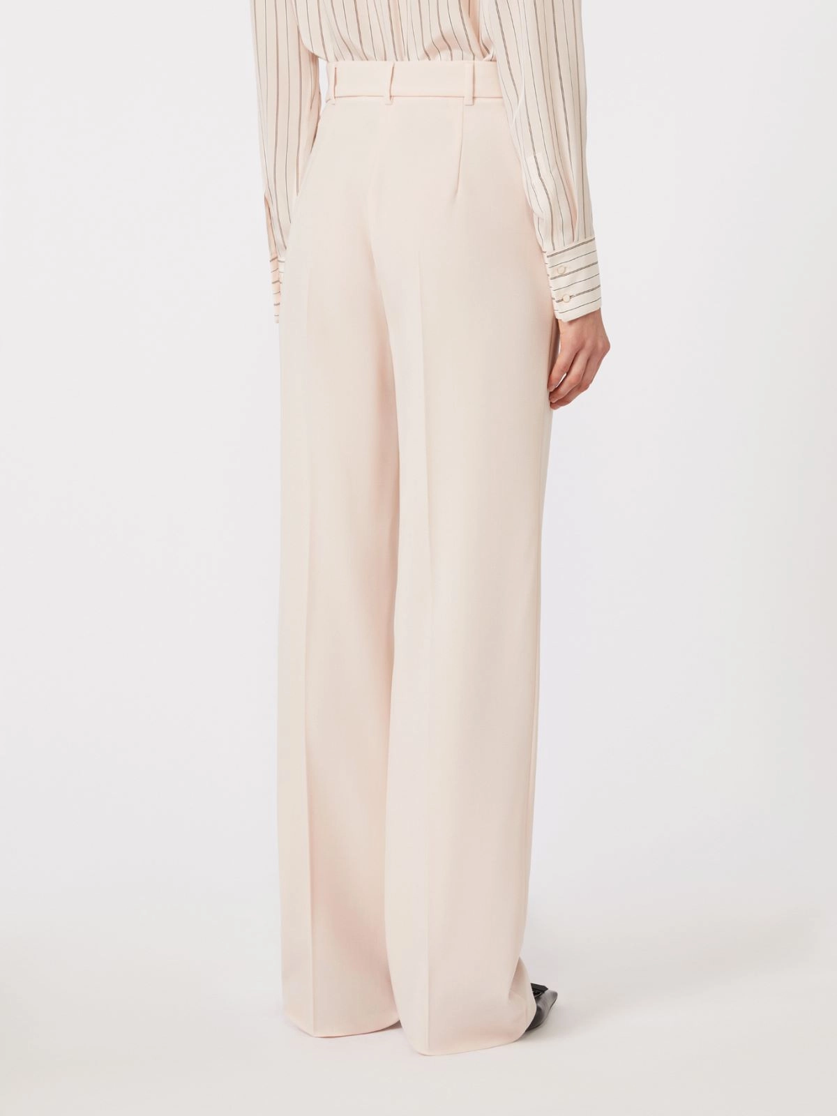 Tailored Wide-Leg Trousers with High Waist