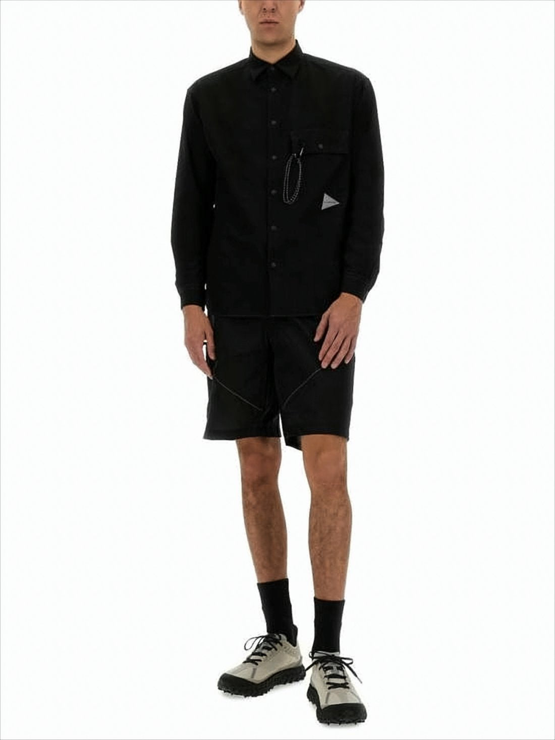 Structured Boxy Fit Long-Sleeve Shirt