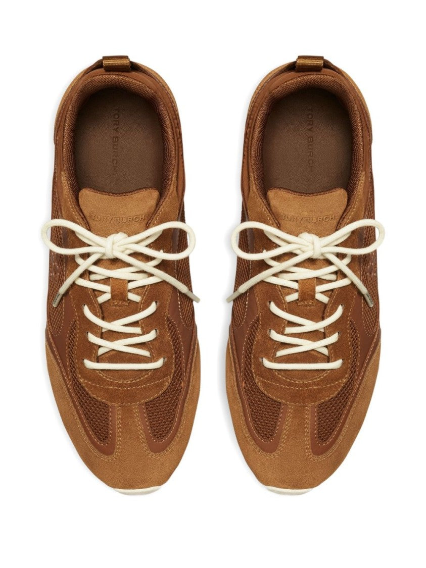 Brown Sneakers with Low-Profile Silhouette
