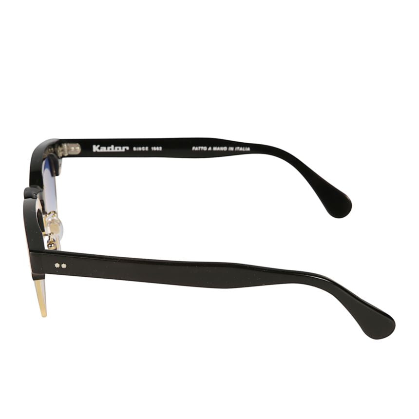 Jolly Cm Classic Clubmaster Sunglasses with Gradient Blue Lenses