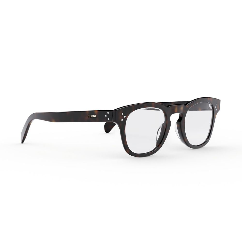 3 Dots Hd Havana-Pattern Squared Frame Sunglasses