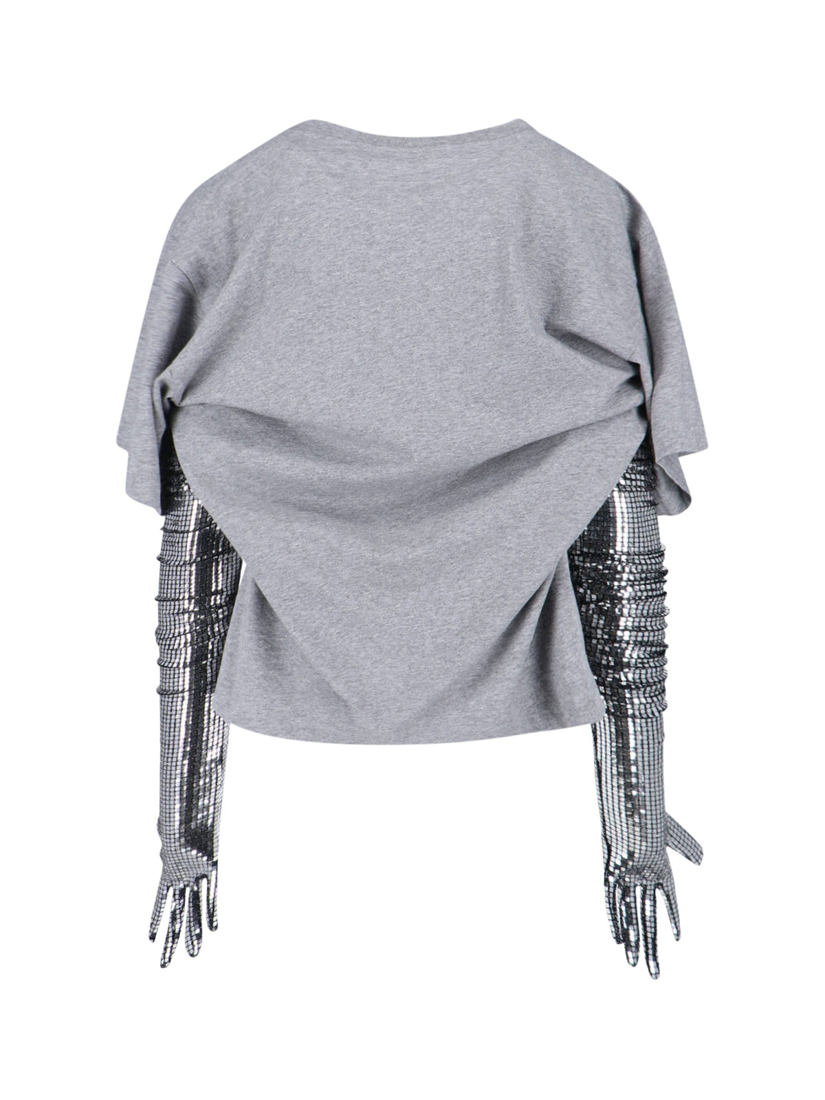 Numeric Tag Gloves T-Shirt – Grey