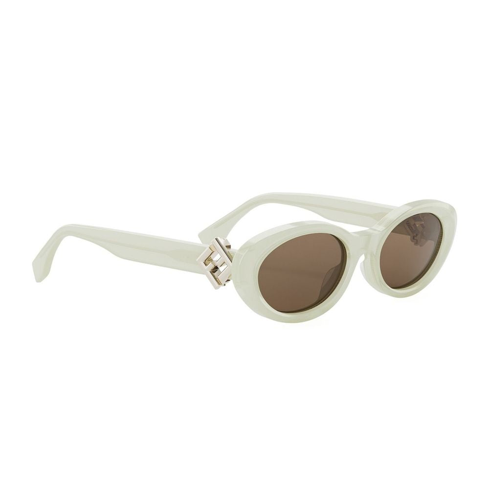 Ff Diamonds Slim Oval Acetate Sunglasses