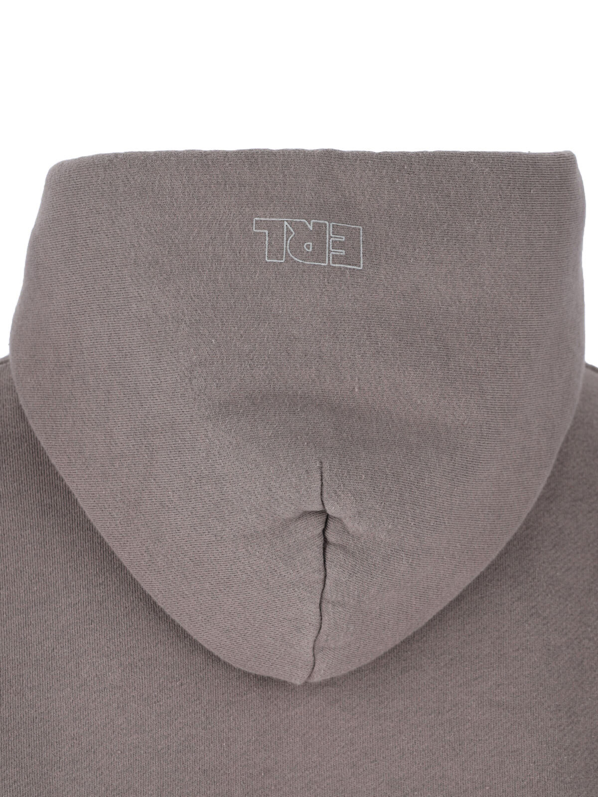 Taupe Cotton Hooded Sweatshirt