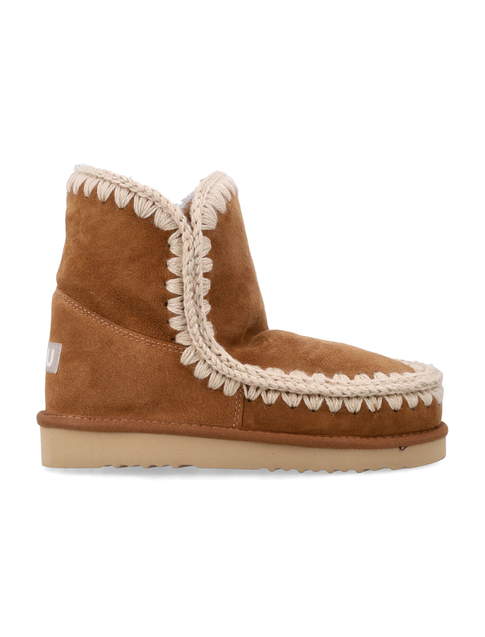 Eskimo 18 Sheepskin Boots With Crochet Stitching