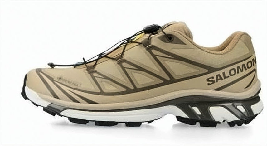 Rugged Beige Sneakers with TPU Upper